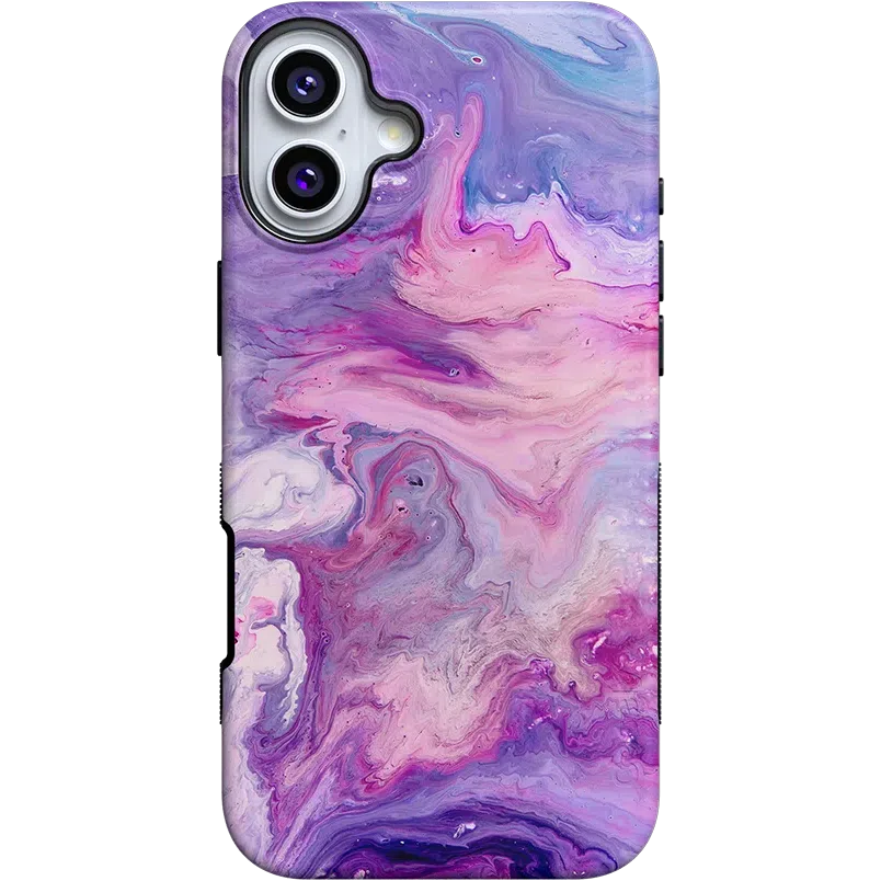 Tie Dying Over You | Purple Marble iPhone Case