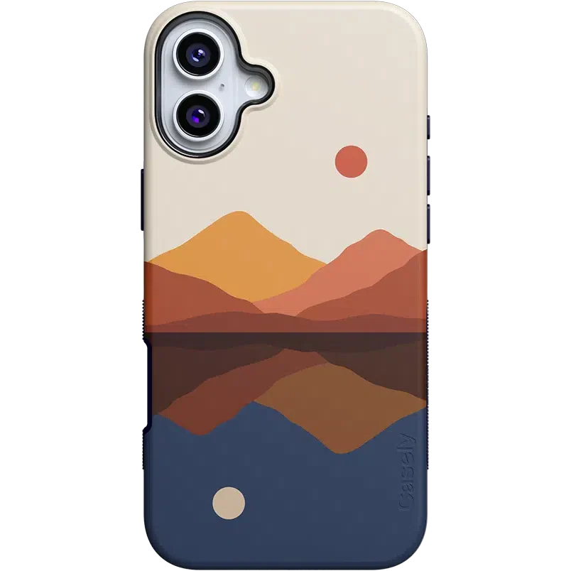 Opposites Attract | Day & Night Colorblock Mountains Case