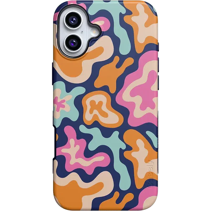 Midnight Color Splash | Abstract Retro Case