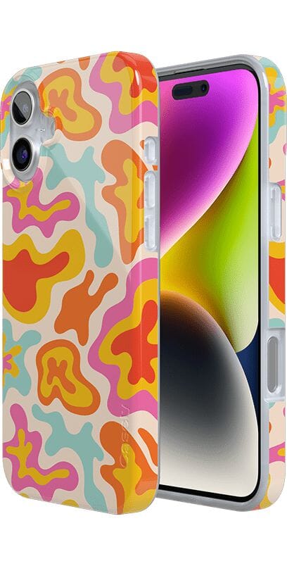 Tropical Color Splash | Abstract Retro Case