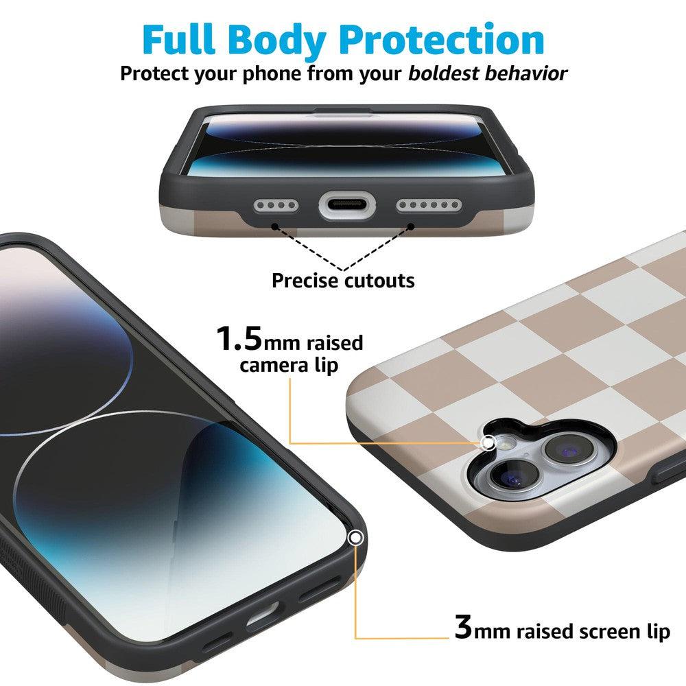 Fit Check | Neutral Checkerboard Case