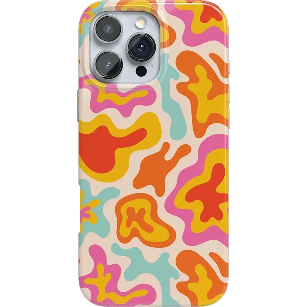 Tropical Color Splash | Abstract Retro Case