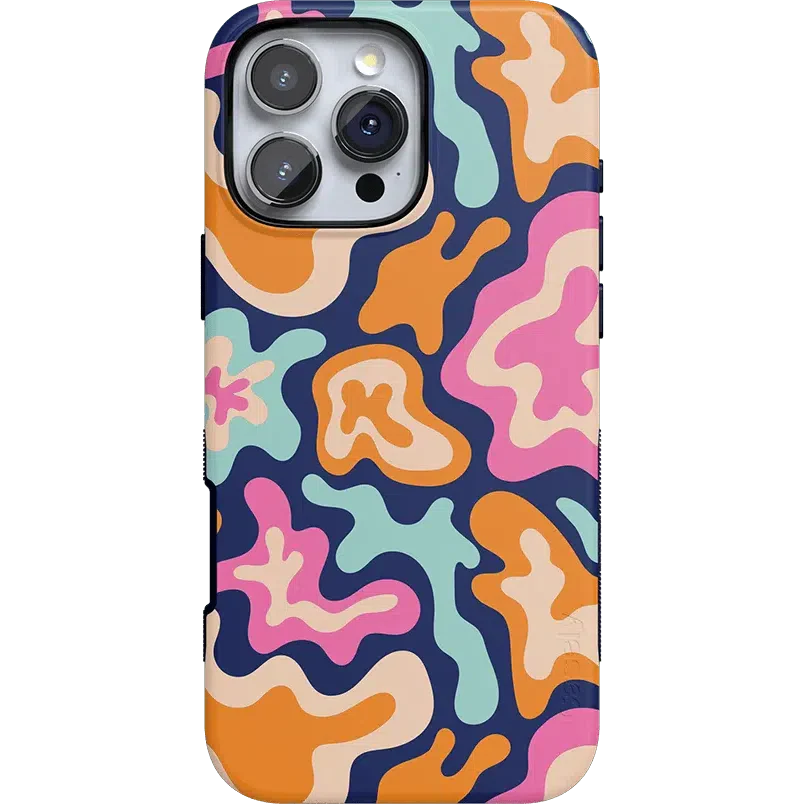 Midnight Color Splash | Abstract Retro Case