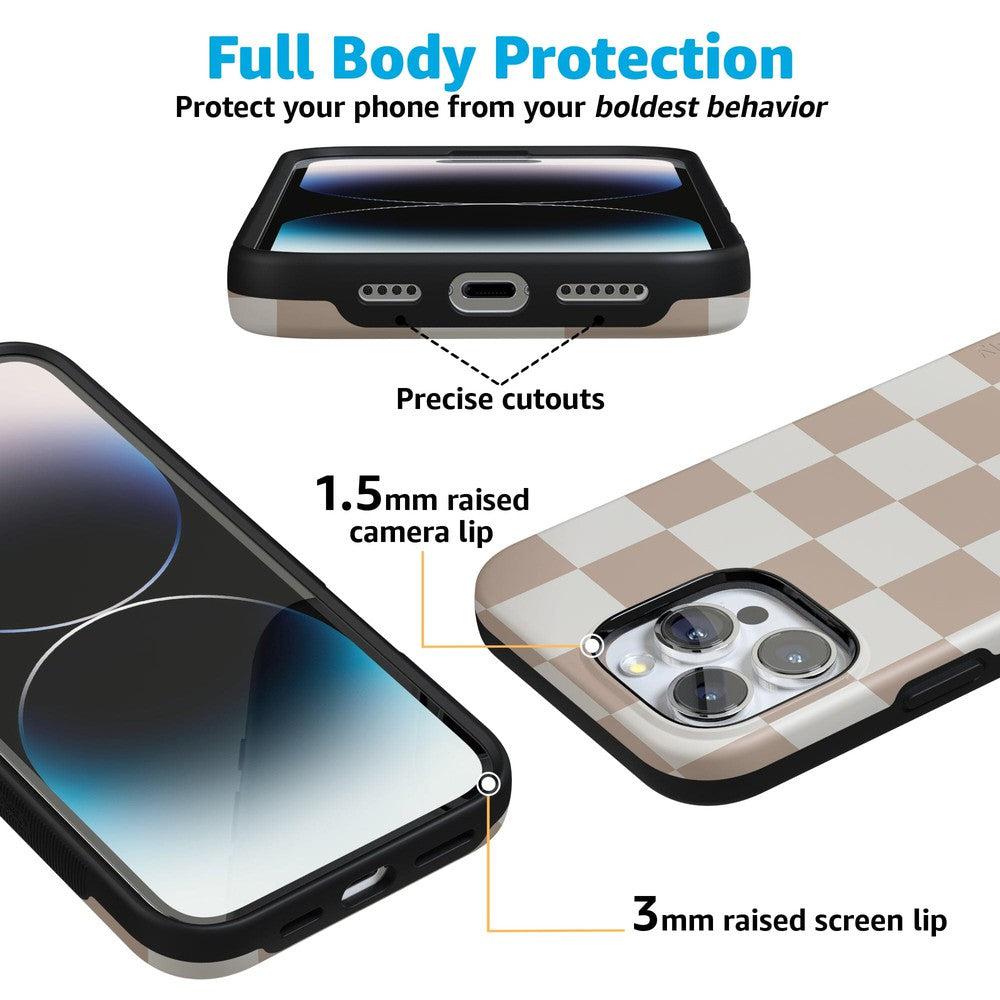 Fit Check | Neutral Checkerboard Case