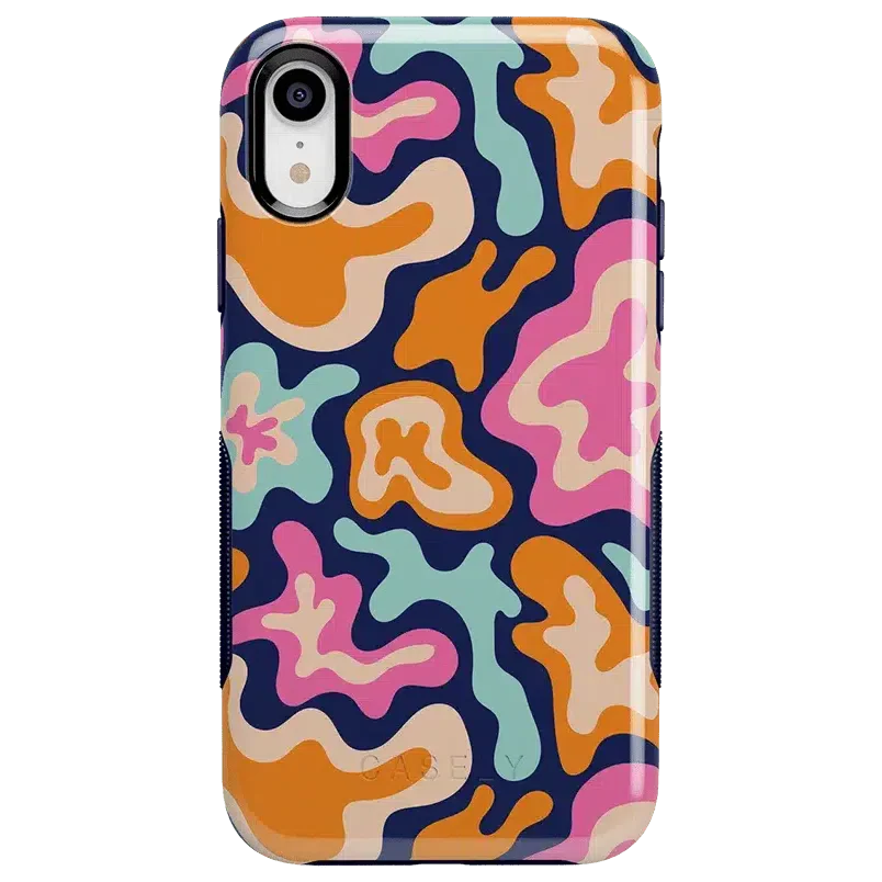 Midnight Color Splash | Abstract Retro Case