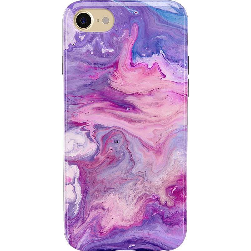 Tie Dying Over You | Purple Marble iPhone Case