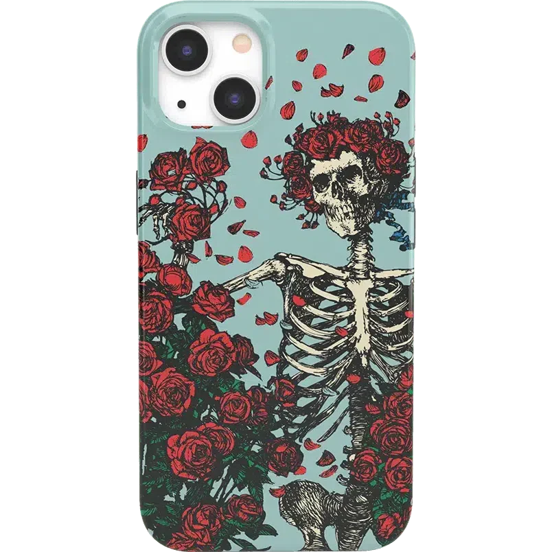 Forever Grateful | Grateful Dead Skeleton Floral Case