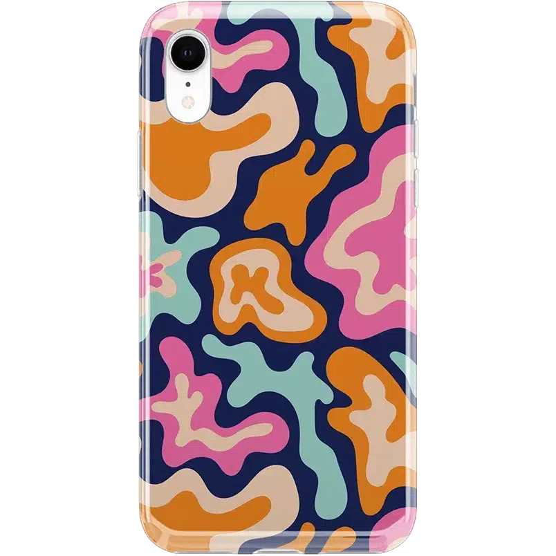 Midnight Color Splash | Abstract Retro Case
