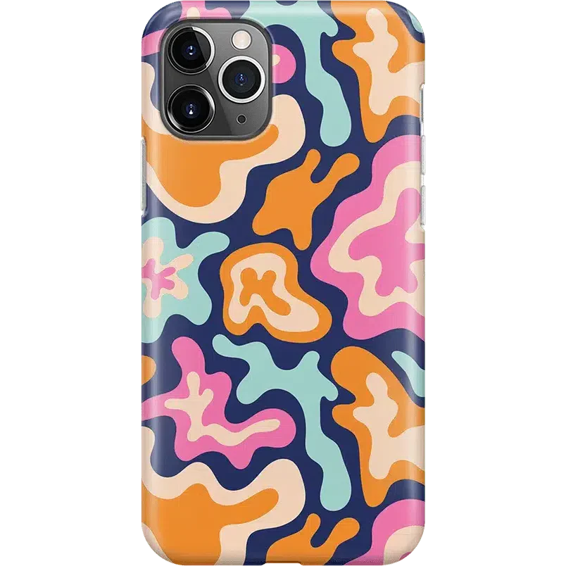 Midnight Color Splash | Abstract Retro Case