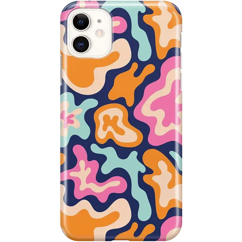Midnight Color Splash | Abstract Retro Case