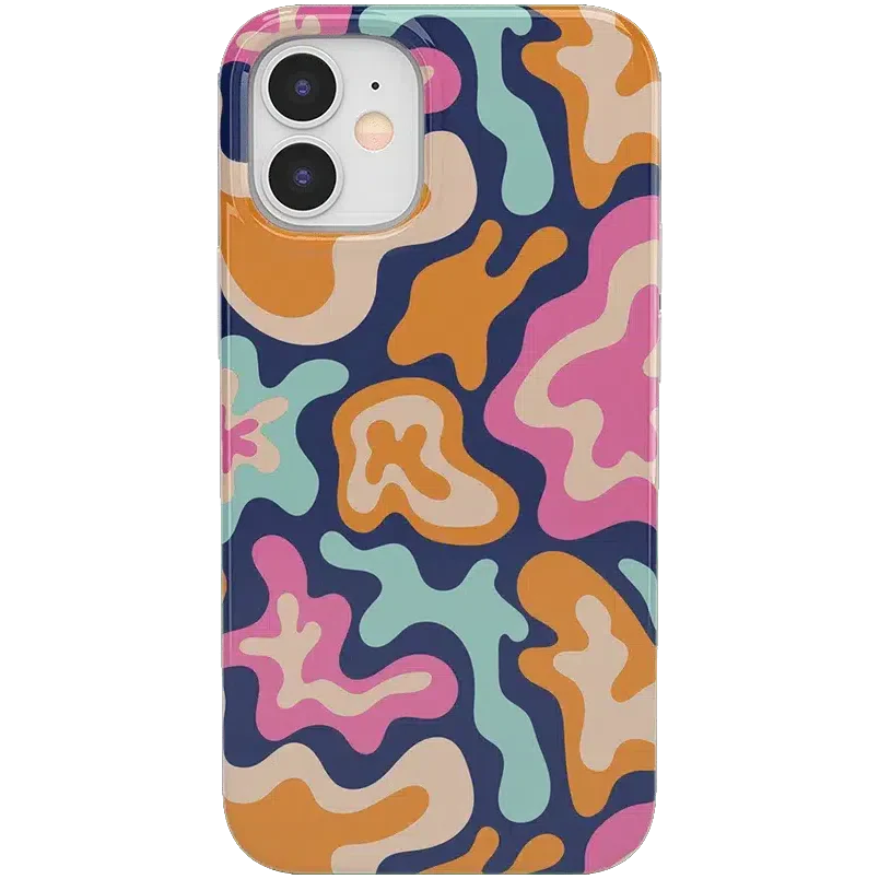 Midnight Color Splash | Abstract Retro Case