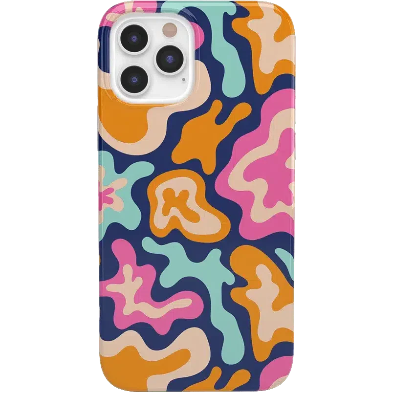 Midnight Color Splash | Abstract Retro Case