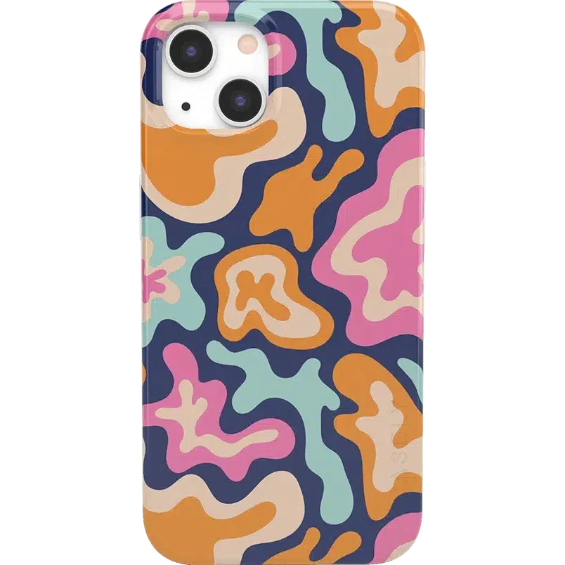 Midnight Color Splash | Abstract Retro Case