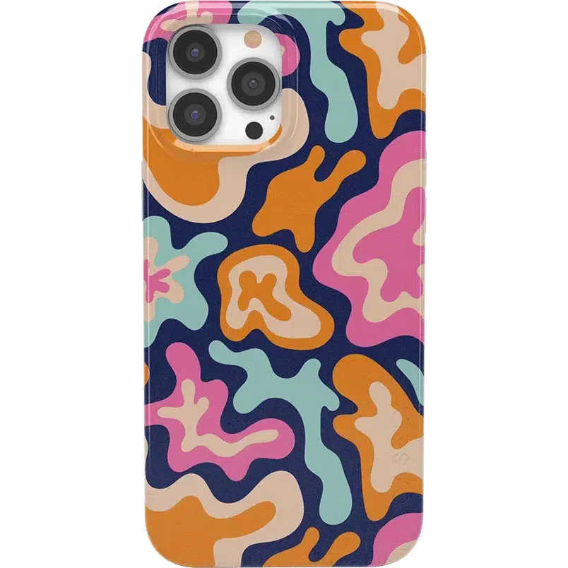 Midnight Color Splash | Abstract Retro Case