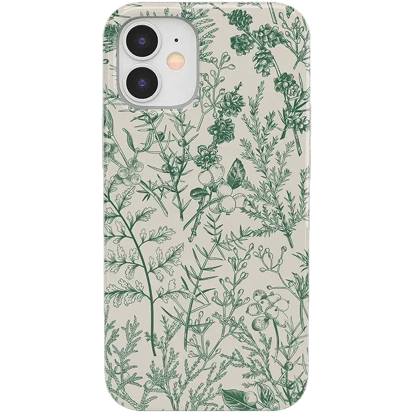 Sage Garden | Green Floral Case