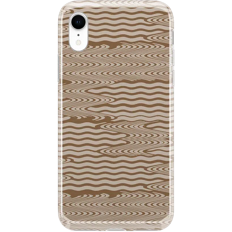 Mocha Ripple | Brown Waves Case