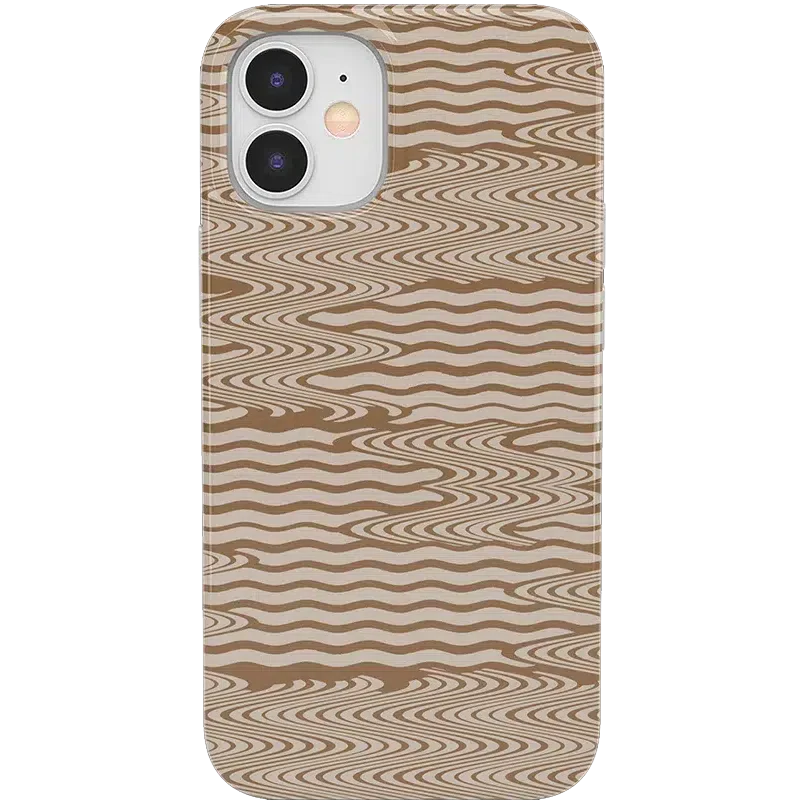 Mocha Ripple | Brown Waves Case