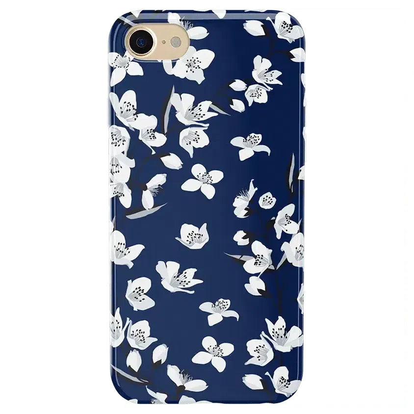 Floral Forest | Navy Cherry Blossom Floral Case