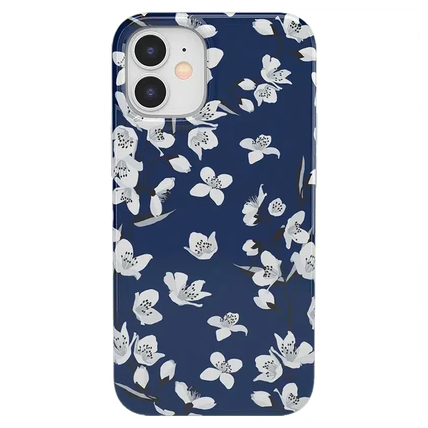 Floral Forest | Navy Cherry Blossom Floral Case
