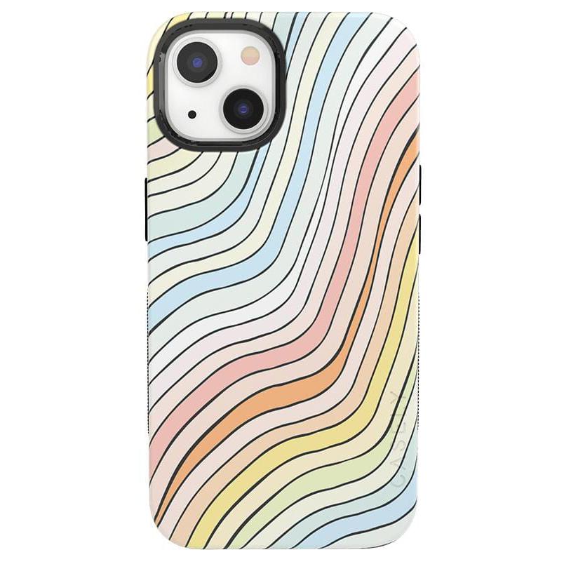 Ride The Wave | Pastel Rainbow Lined Case