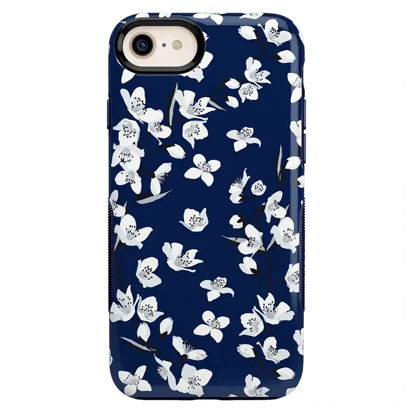 Floral Forest | Navy Cherry Blossom Floral Case