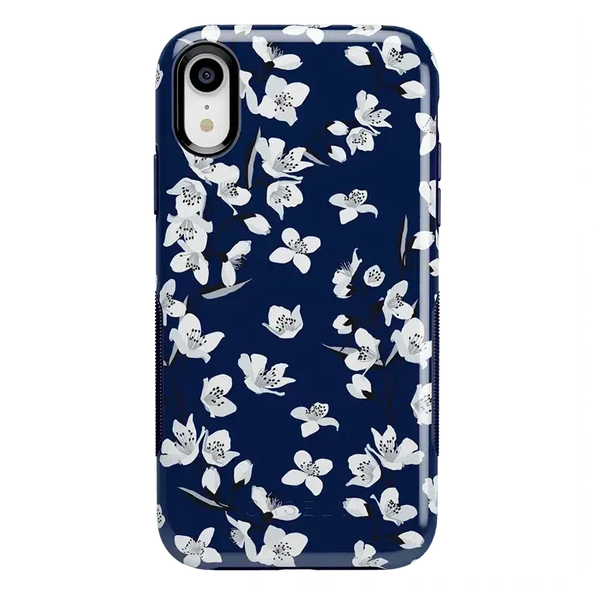 Floral Forest | Navy Cherry Blossom Floral Case