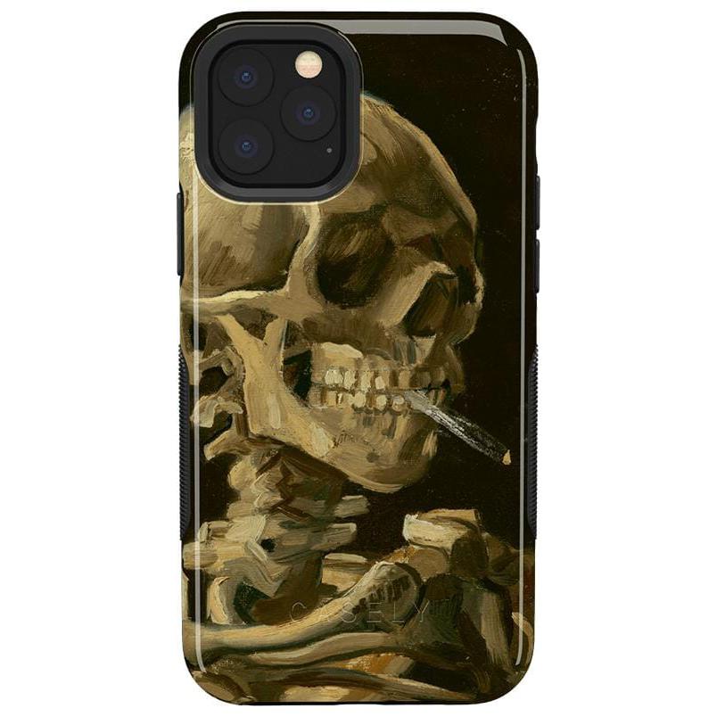 Van Gogh | Head of a Skeleton with a Burning Cigarette Phone Case