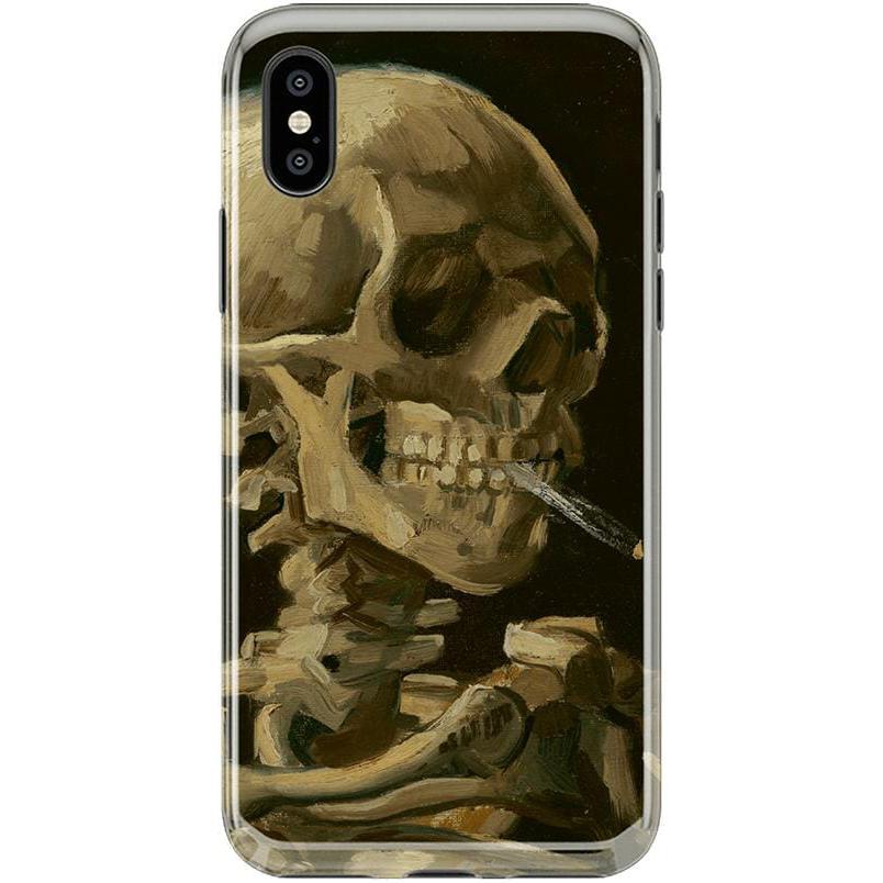 Van Gogh | Head of a Skeleton with a Burning Cigarette Phone Case