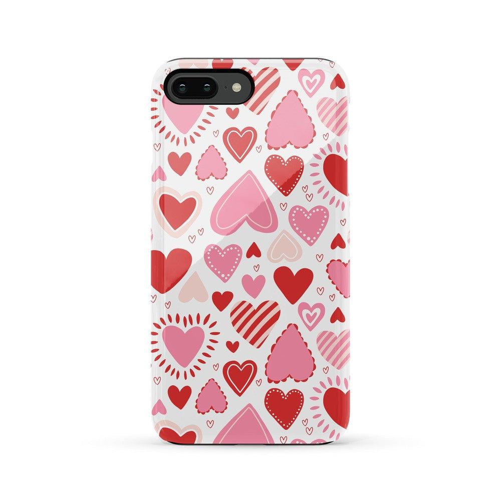 Love Struck | Heart Stickers Case