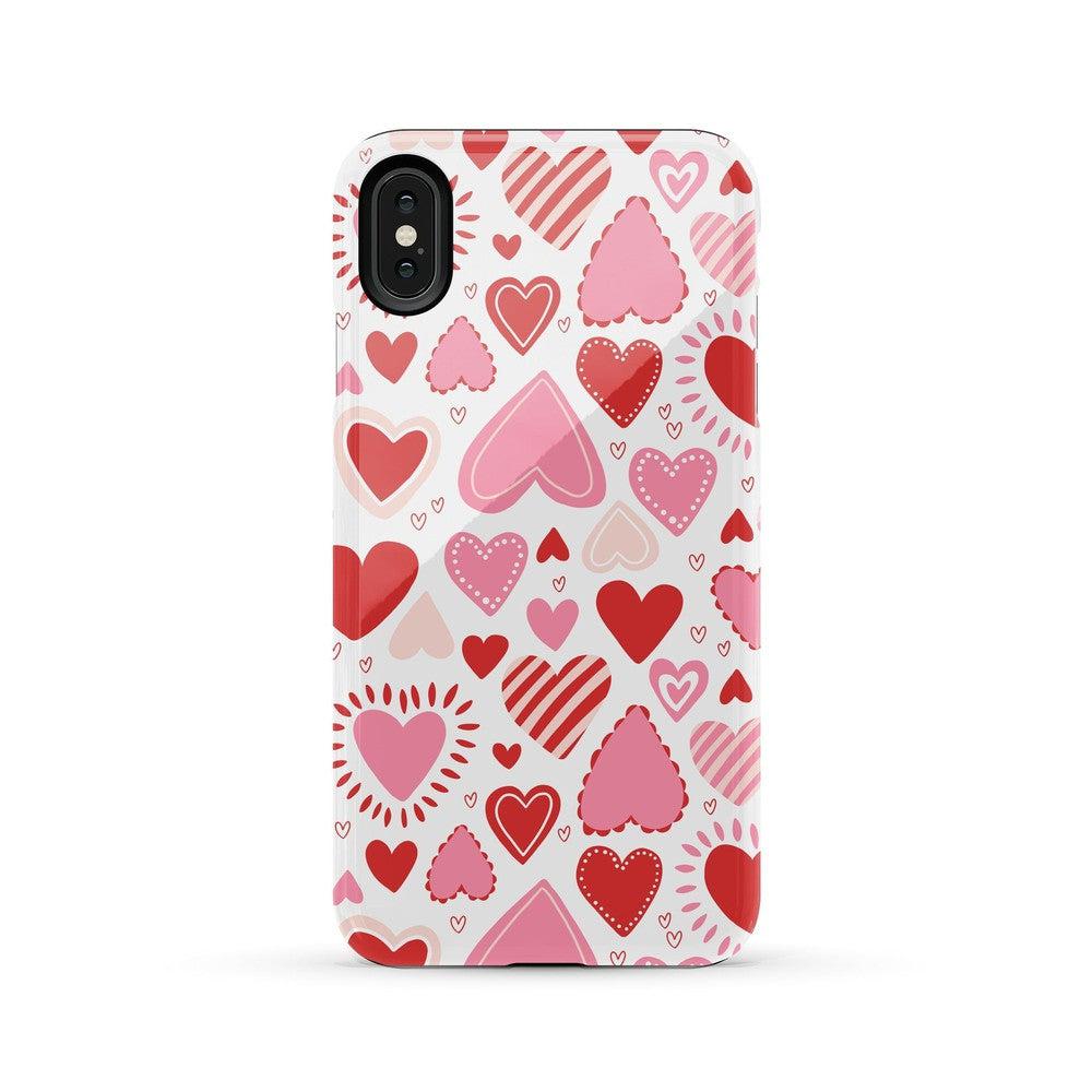 Love Struck | Heart Stickers Case
