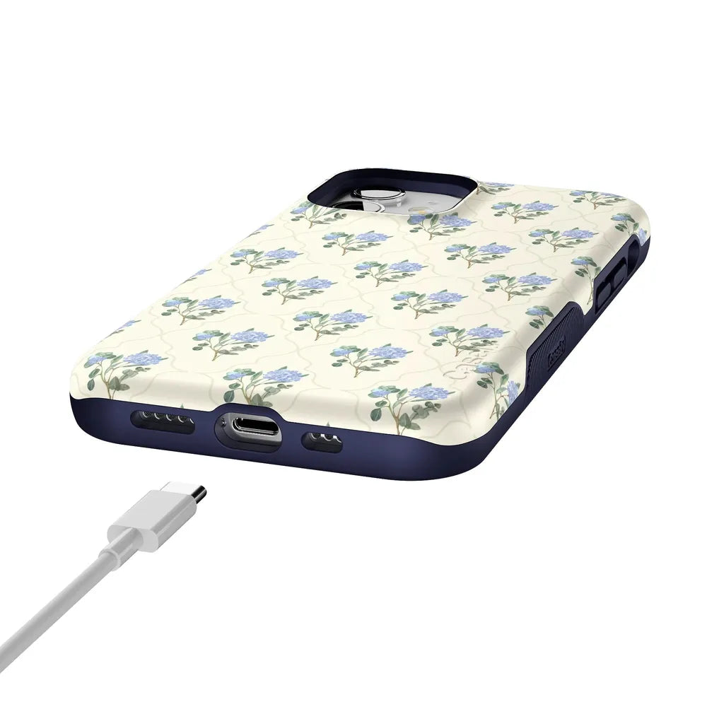 Vintage Garden | Blue Hydrangea Case
