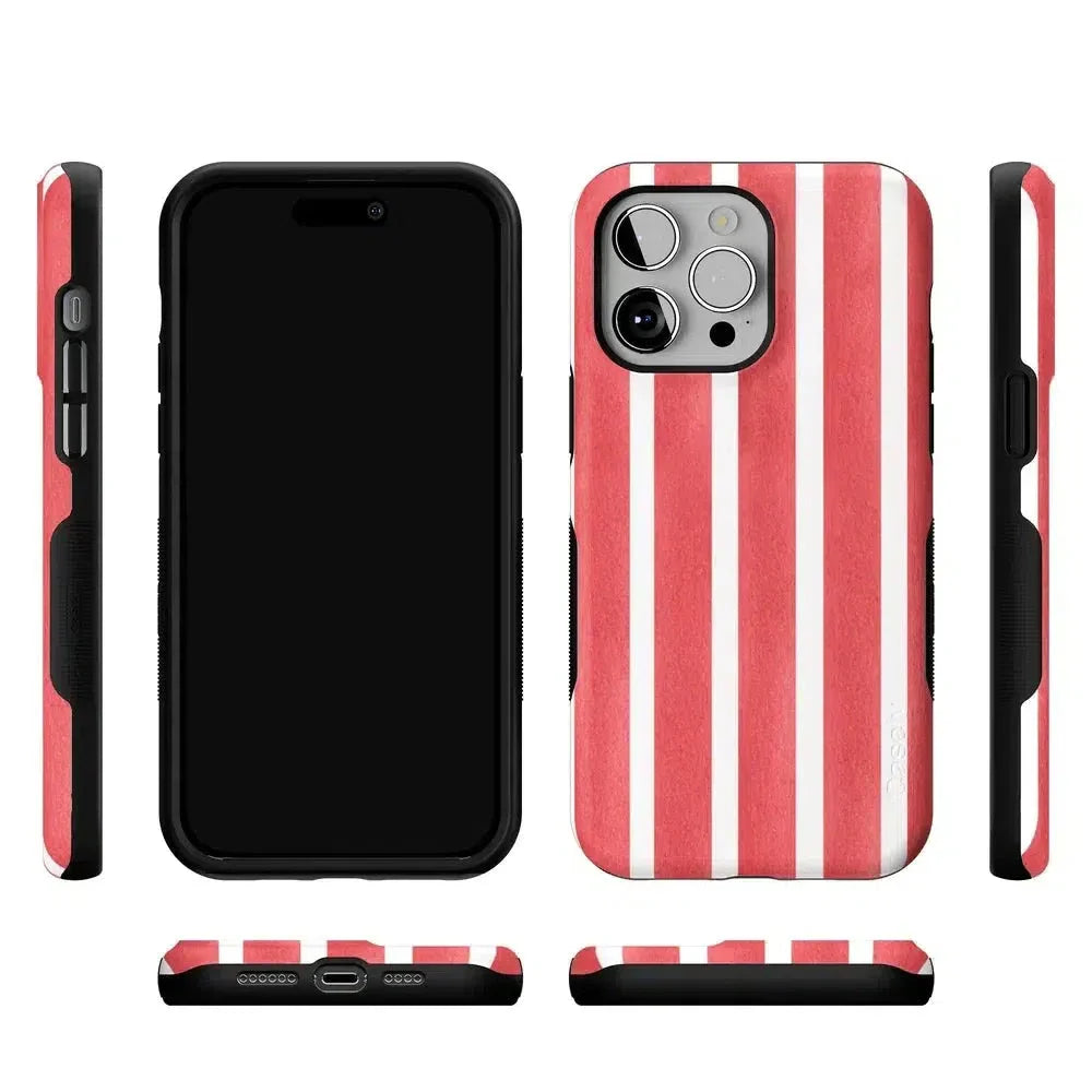 East Coast Summer | Red Stripes Case