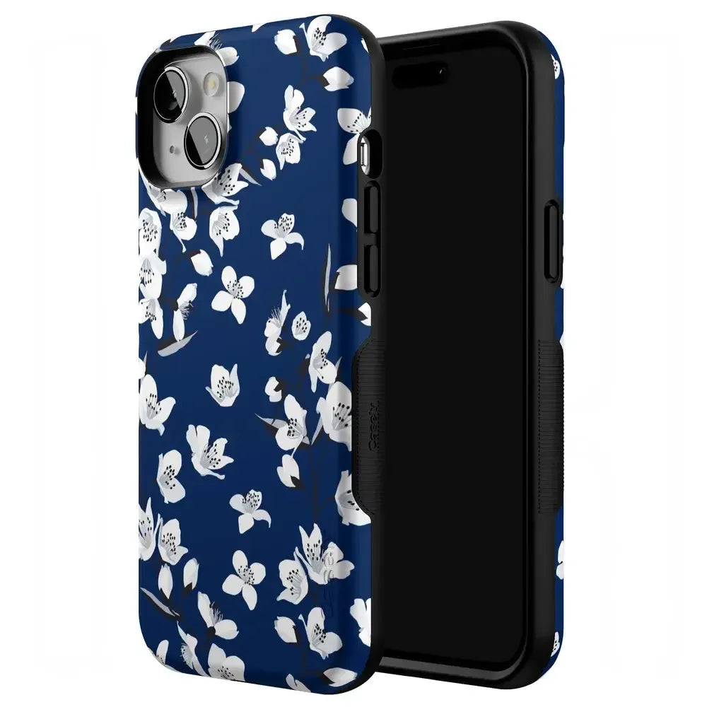 Floral Forest | Navy Cherry Blossom Floral Case