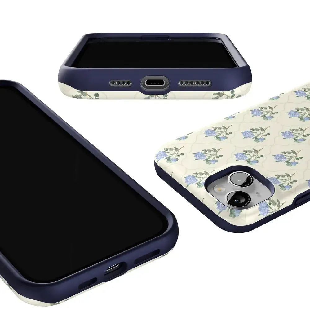 Vintage Garden | Blue Hydrangea Case