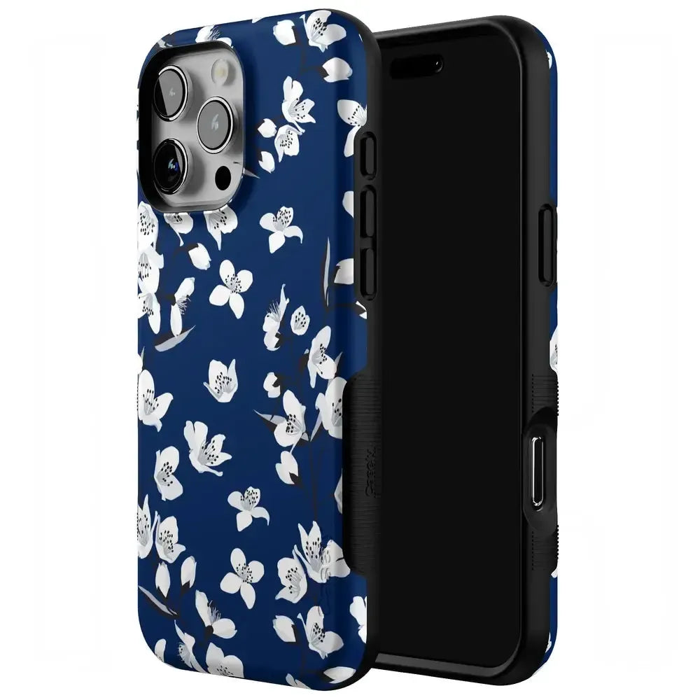 Floral Forest | Navy Cherry Blossom Floral Case