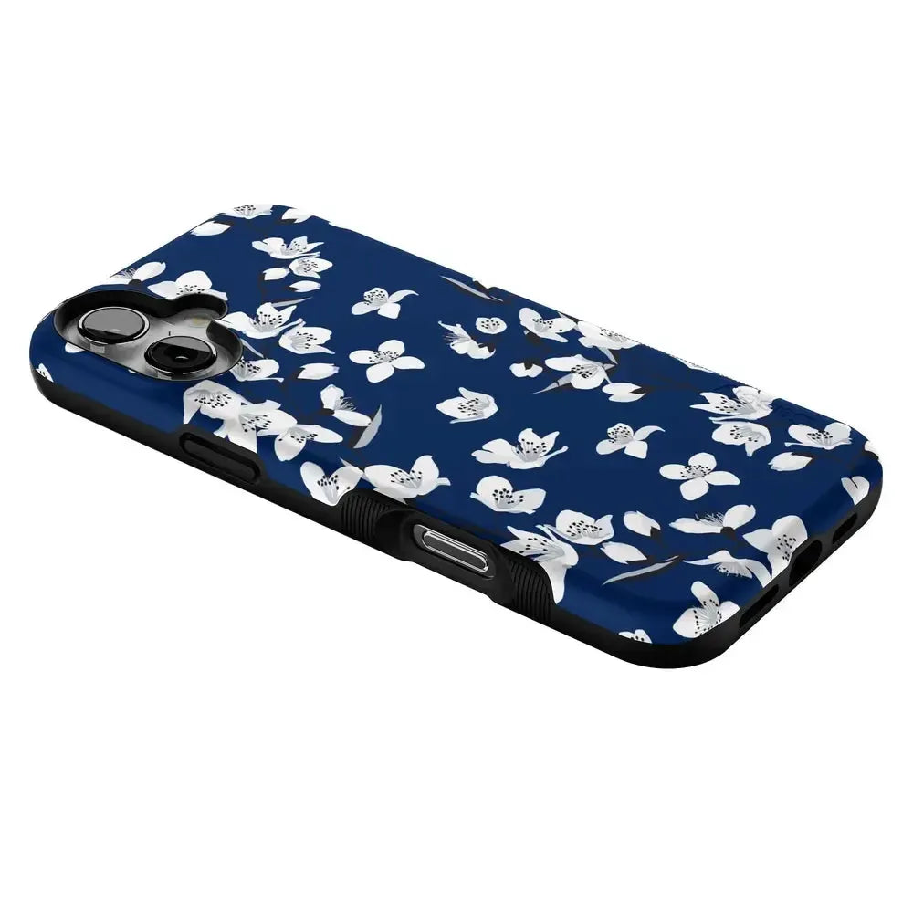 Floral Forest | Navy Cherry Blossom Floral Case