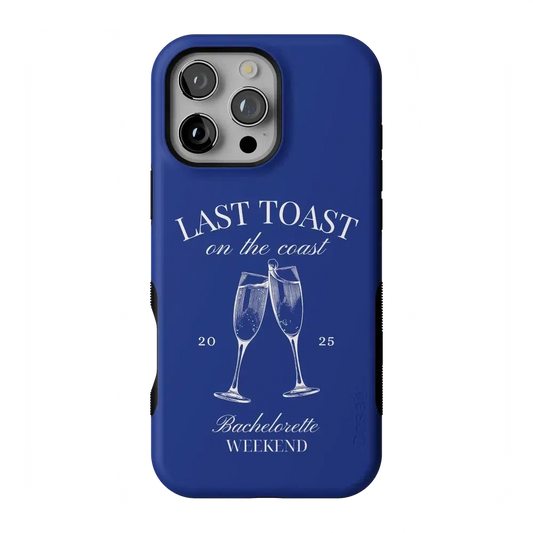 Last Toast | Blue Coastal Bachelorette Case
