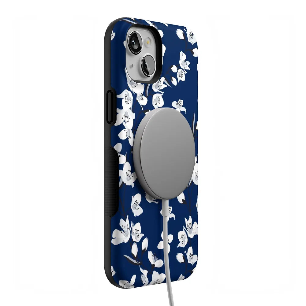 Floral Forest | Navy Cherry Blossom Floral Case