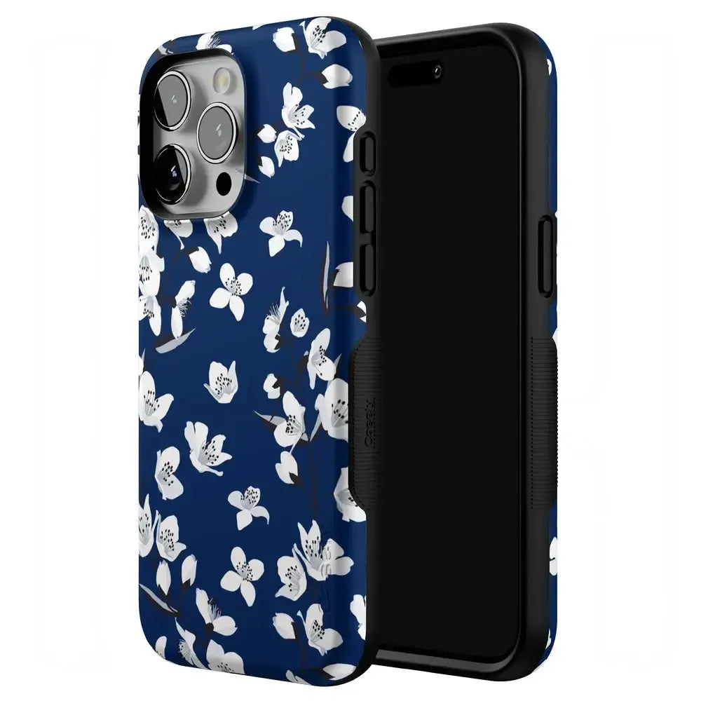 Floral Forest | Navy Cherry Blossom Floral Case
