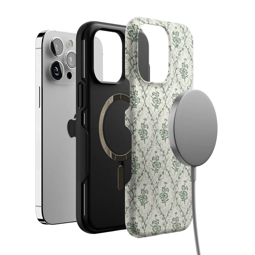 Sage Tapestry | Floral Vines Case