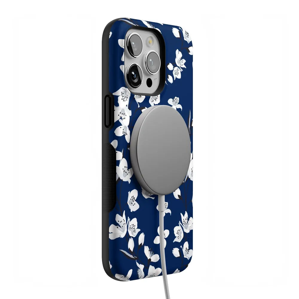 Floral Forest | Navy Cherry Blossom Floral Case