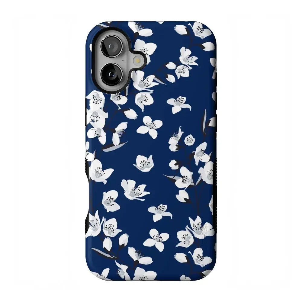 Floral Forest | Navy Cherry Blossom Floral Case