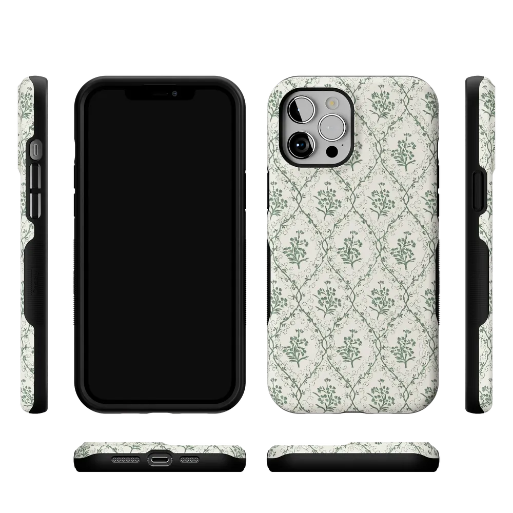 Sage Tapestry | Floral Vines Case