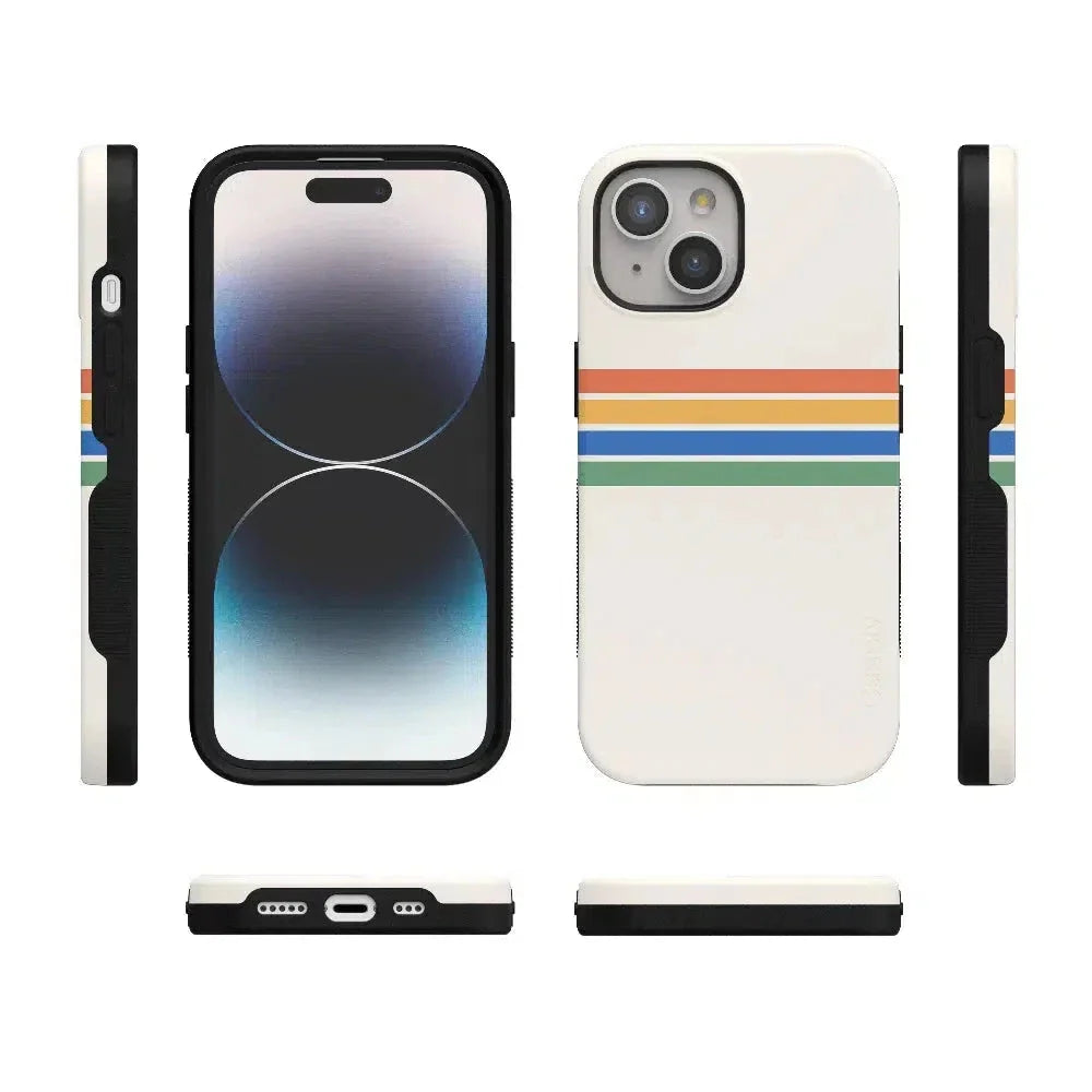 Totally Groovy | Rainbow Stripes Color Block Case