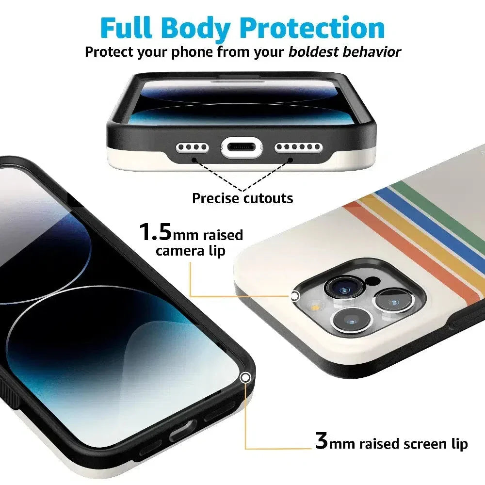 Totally Groovy | Rainbow Stripes Color Block Case