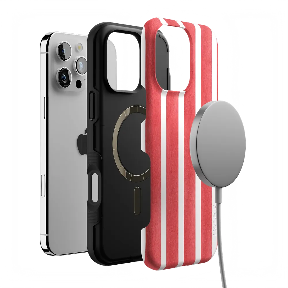 East Coast Summer | Red Stripes Case