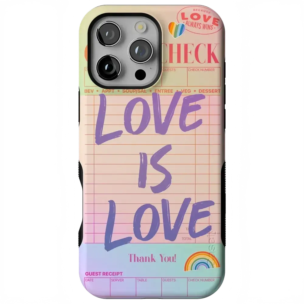 Love is Love | Guest Check Pride Case