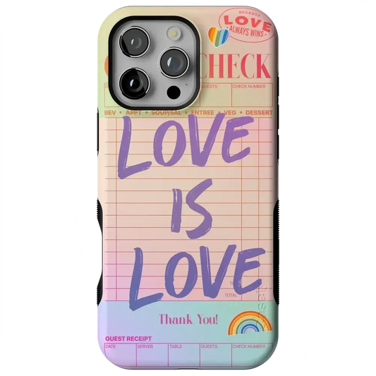 Love is Love | Guest Check Pride Case